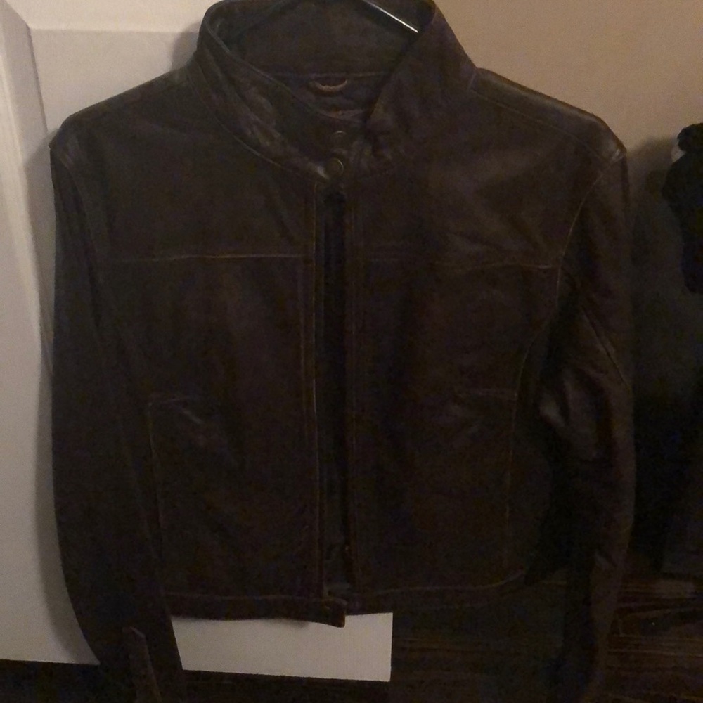 AE leather jacket